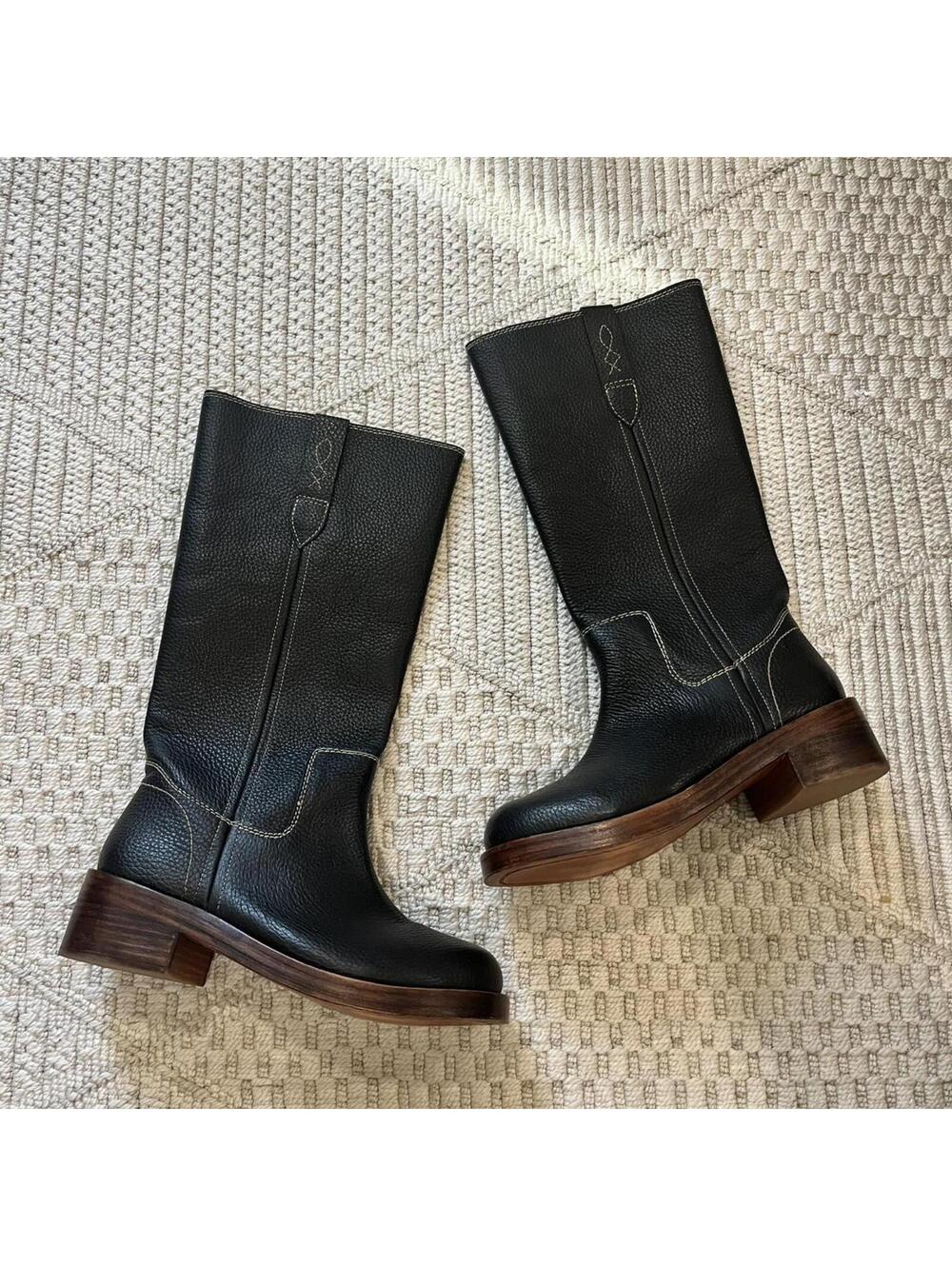 Free People Blaze Pull On Boot in Victorian Black - Picture 2 of 7